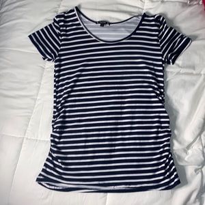 Navy/White Striped Shirt